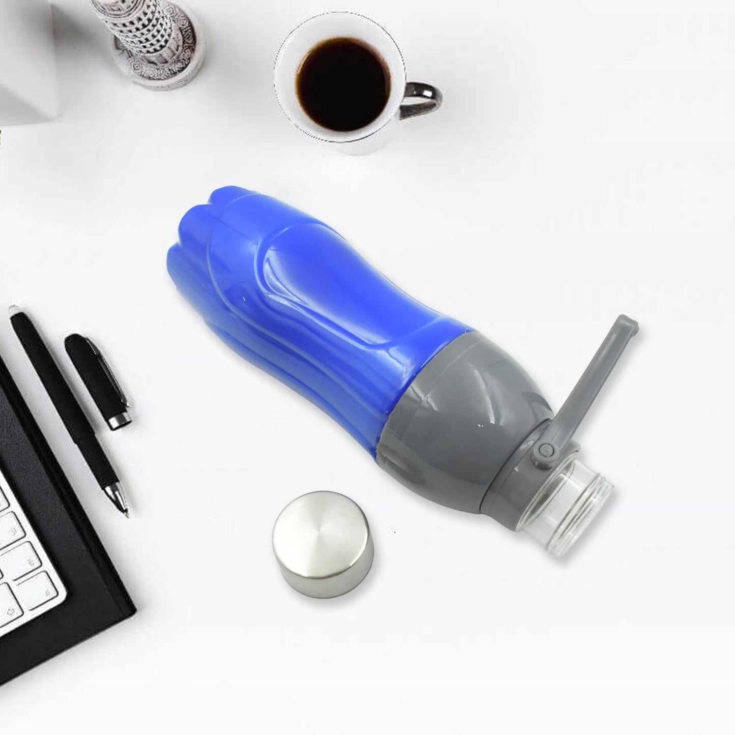 Plastic Sports Insulated Water Bottle with Handle Easy to Carry High Quality Water Bottle, BPA-Free & Leak-Proof! for Kids' School, For Fridge, Office, Sports, School, Gym, Yoga (1 Pc Mix Color)