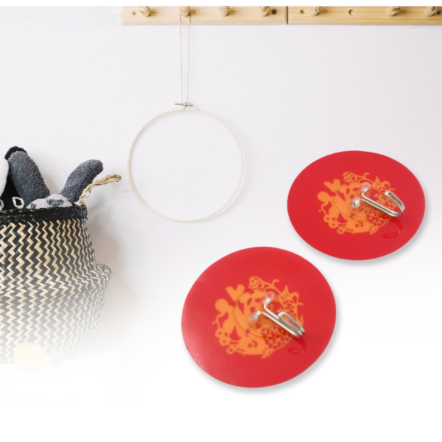 Multipurpose Strong Hook Self-Adhesive hooks for wall Heavy Plastic Hook, Sticky Hook Household For Home , Decorative Hooks, Bathroom & All Type Wall Use Hook , Suitable for Bathroom, Kitchen, Office