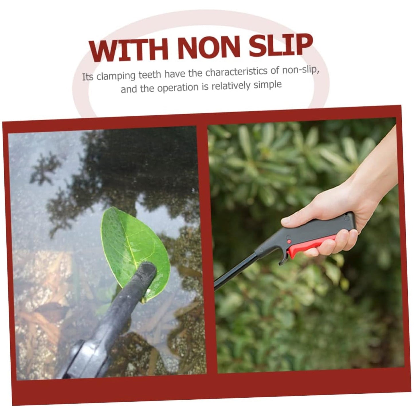 Extra Long Pickup Aid Trash Picker Upper, Rotating Hand, Heavy Duty Grip Arm - Reaching Assist for Litter, Elderly, Garden Disabled, Handicap Arm