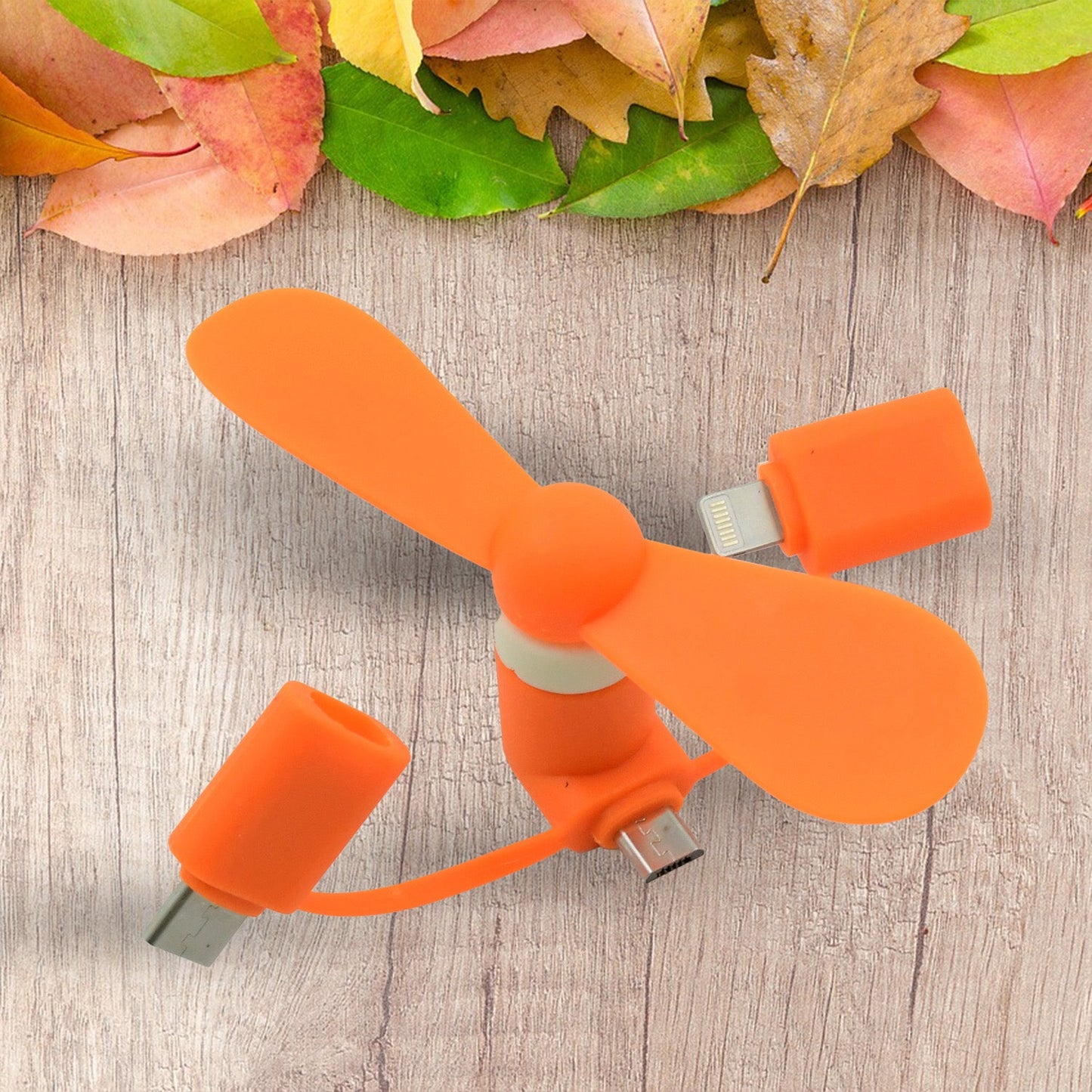 3 in 1 OTG Mini Portable Mobile Fan for Android and iPhone, Type c, USB Small Portable Hand Fan for Android OTG Smart Phones (1 Pc)