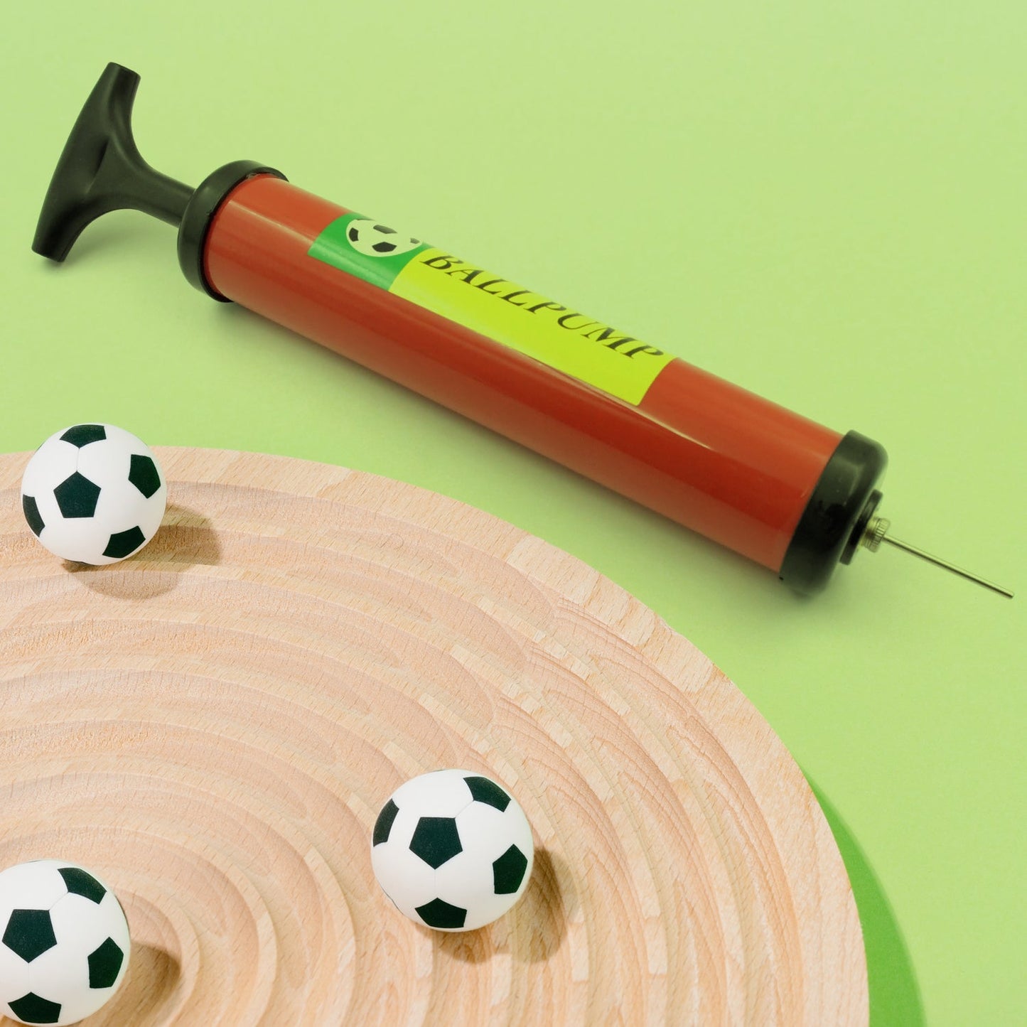 Plastic Pump for Inflating Balls (24CM & 33.5CM) - Inflatable Ball Development Toy