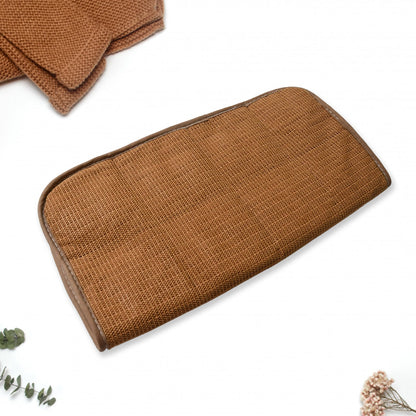 Square Shaped Bamboo Charcoal Filled Car Auto Seat Cushion Mat Cover