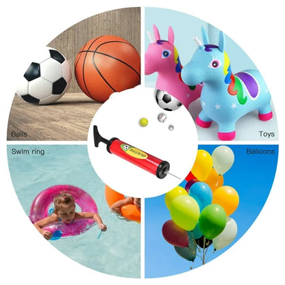 Plastic Pump for Inflating Balls (24CM & 33.5CM) - Inflatable Ball Development Toy