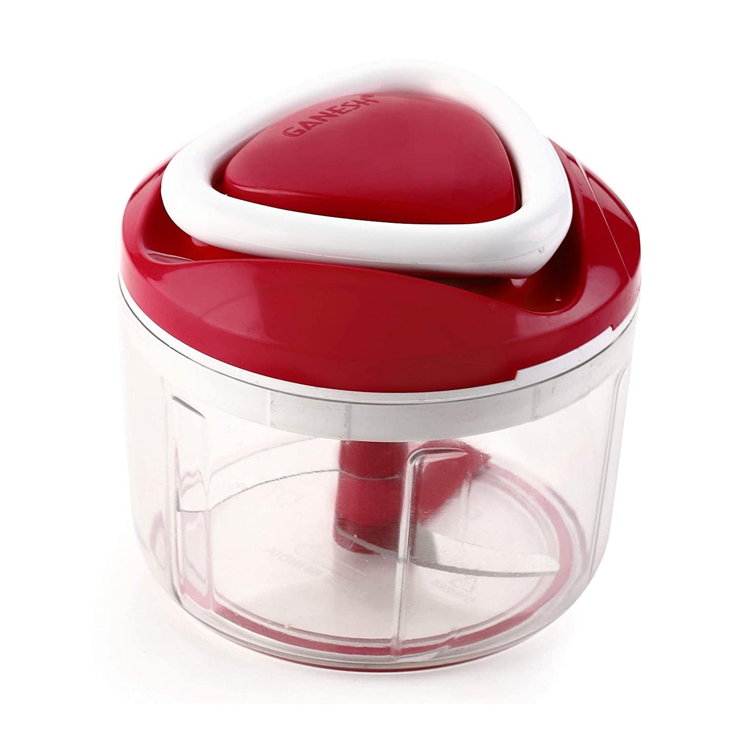 Ganesh Chopper Vegetable Cutter, Red (650 ml)