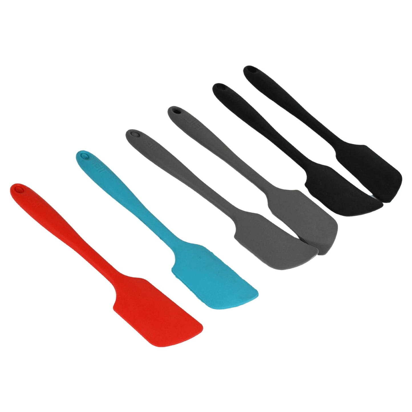 Multipurpose Silicone Spoon, Silicone Basting Spoon Non-Stick Kitchen Utensils Household Gadgets Heat-Resistant Non Stick Spoons Kitchen Cookware Items For Cooking and Baking (6 Pcs Set)