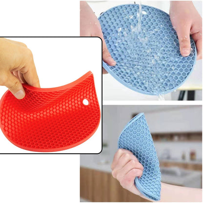 Silicone Trivet for Hot Dish and Pot, Silicone Hot Pads ( 1 pcs )