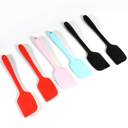 Multipurpose Silicone Spoon, Silicone Basting Spoon Non-Stick Kitchen Utensils Household Gadgets Heat-Resistant Non Stick Spoons Kitchen Cookware Items For Cooking and Baking (6 Pcs Set)