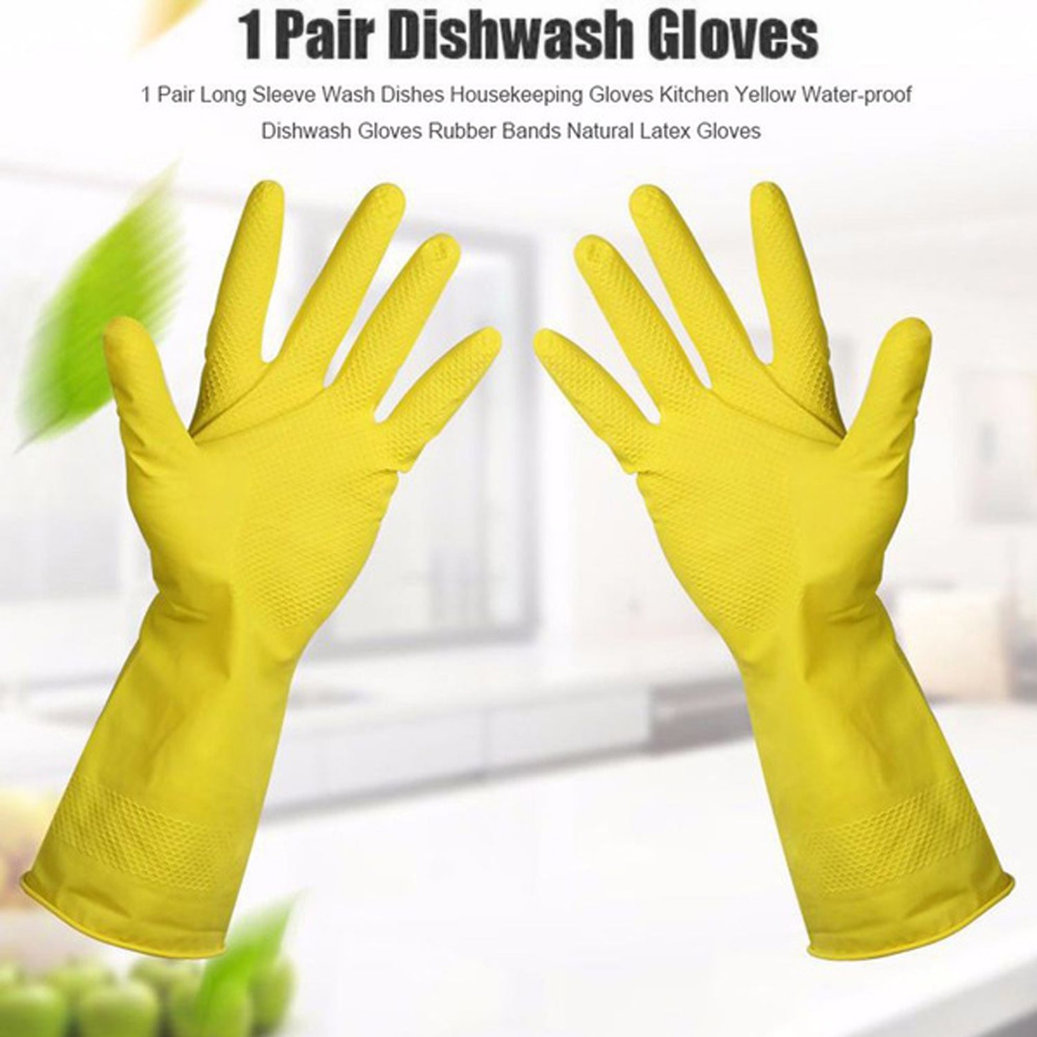 0680 Multipurpose Rubber Reusable Cleaning Gloves 