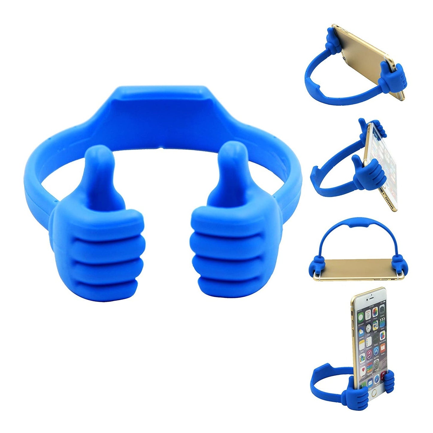 6132 4 Pc Hand Shape Mobile Stand used in all kinds of places including household and offices as a mobile supporting stand. 