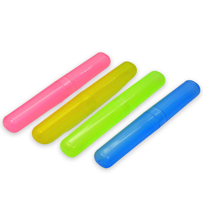 4968 4pc Plastic Toothbrush Cover, Anti Bacterial Toothbrush Container- Tooth Brush Travel Covers, Case, Holder, Cases 