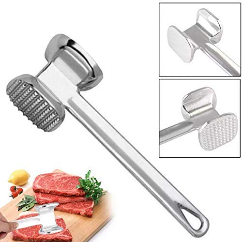 Double Side Beaf Steak Mallet Meat Hammer Tool Aluminium High Quality Tool For Home & Restaurant Use