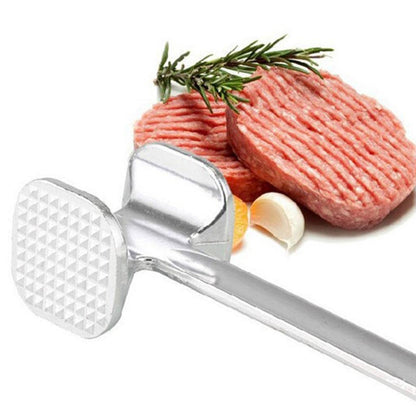 Double Side Beaf Steak Mallet Meat Hammer Tool Aluminium High Quality Tool For Home & Restaurant Use