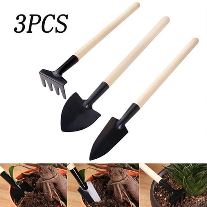 1598 Kid's Garden Tools Set of 3 Pieces (Trowel, Shovel, Rake) 