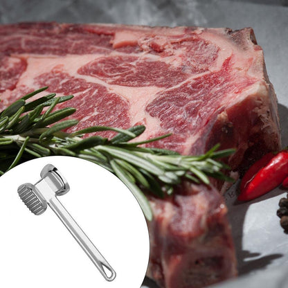 Double Side Beaf Steak Mallet Meat Hammer Tool Aluminium High Quality Tool For Home & Restaurant Use