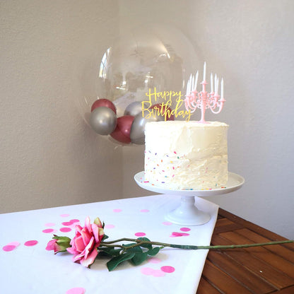 Luxury Birthday Candles, Special Cake Candles Stand, Party and Event Unique Candle, Cake Topper with 9 Candles, Cake Candle Holders, Cake Decorations, Romantic Propose Candles