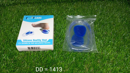 1413 Gel Heel cups Silicon Heel Pad for Heel Ankle Pain 